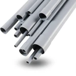 مواسير UPVC EPC 40 مقاس ½ إنش سمك 2.77 مم لون رمادي