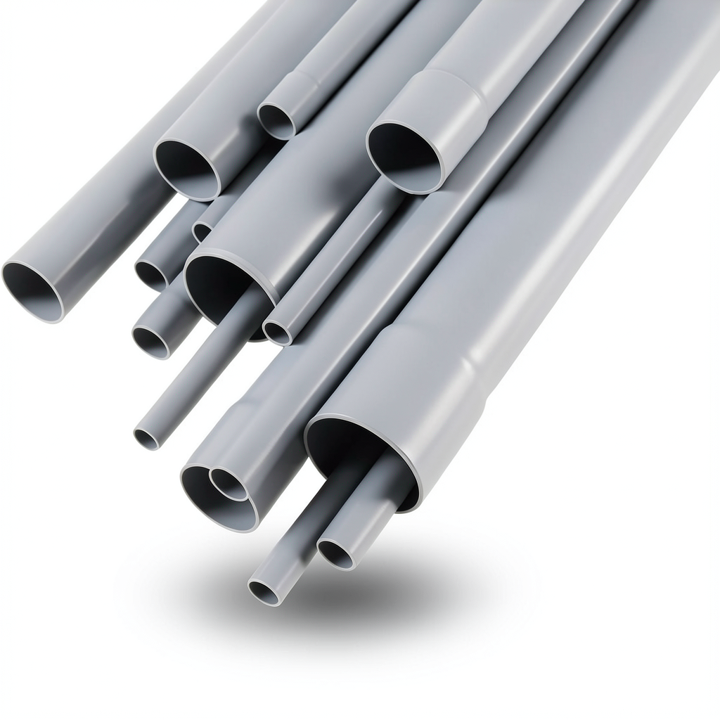 UPVC Pipes EPC 40 ½ Inch Size Thickness 2.77 mm Gray