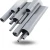 مواسير UPVC مقاس 1 إنش سمك 3.38 مم لون رمادي EPC 40 - Image 1