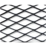 Hot Rolled Black Steel Expanded Metal Mesh Khaleeji 5.8 mm Thick 1.22m Width 3m Length
