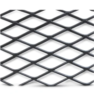 Hot Rolled Black Steel Expanded Metal Mesh Khaleeji 5.8 mm Thick 1.22m Width 3m Length