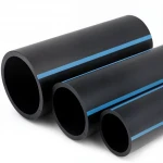 مواسير HDPE الوطني لشبكات المياه ذات الضغط العالي  ضغط 16  بار قطر خارجي 225 مم سمك 16.7 مم لون اسود