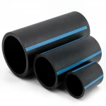مواسير HDPE الوطني لشبكات المياه ذات الضغط العالي  ضغط 16  بار قطر خارجي 250 مم سمك 18.6 مم لون اسود