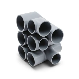 مواسير UPVC EPC 40 مقاس 3 إنش سمك 5.49 مم لون رمادي