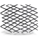 Hot Rolled Black Steel Expanded Metal Mesh Khaleeji 4.8 mm Thickness 1.22 m Width 4 m Length