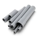 مواسير UPVC EPC 40 مقاس 5 إنش سمك 6.22 مم لون رمادي