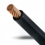 6mm Stranded Wire 450/750 volts, Copper Conductor, PVC Insulation, Black Color | Nohascom Factory