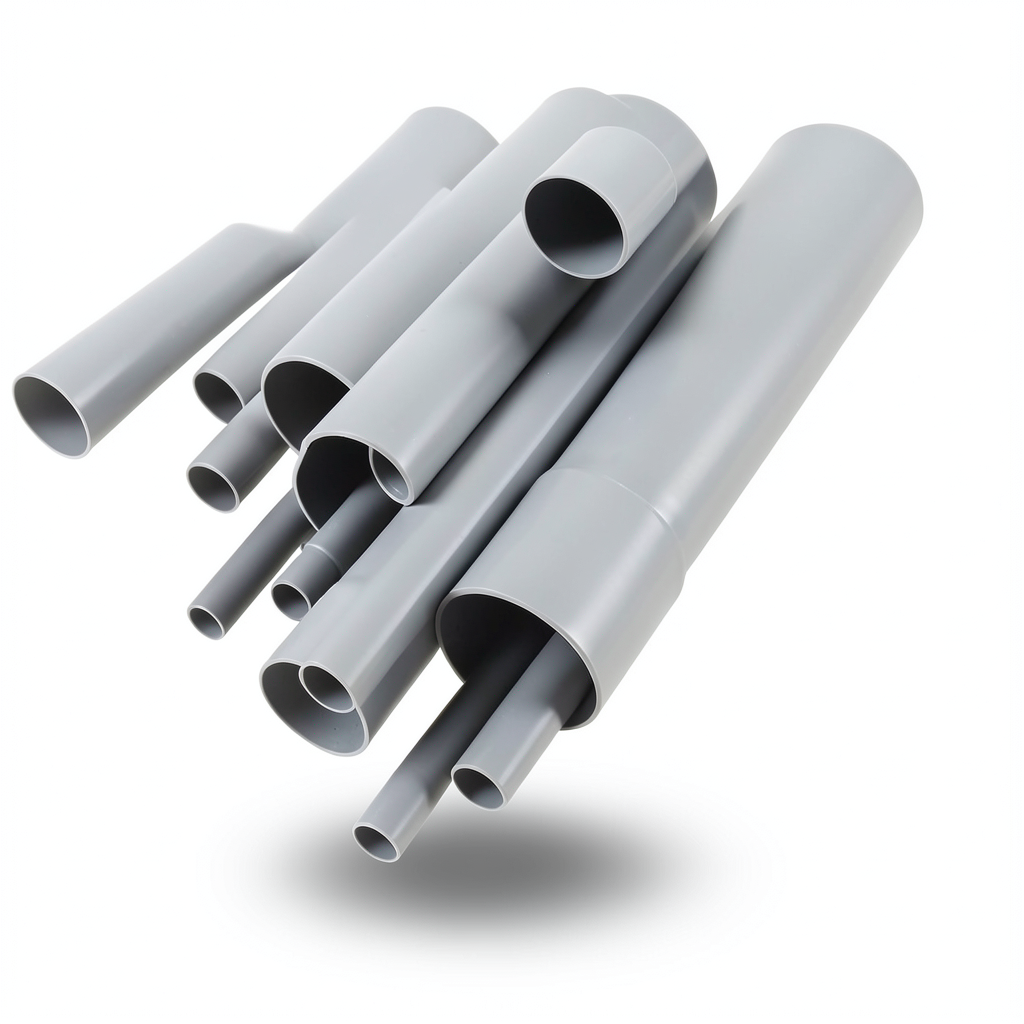 UPVC Pipes Size 6 Inch Thickness 7.11 mm Gray Color EPC 40