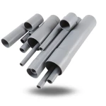 مواسير UPVC مقاس 8 إنش سمك 8.18 مم لون رمادي