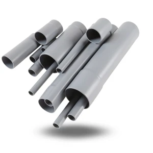 مواسير UPVC مقاس 8 إنش سمك 8.18 مم لون رمادي