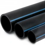 مواسير HDPE الوطني لشبكات المياه  ضغط 6 بار قطر خارجي 110 مم سمك 2.7 مم لون اسود
