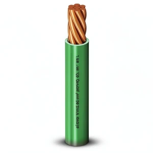 Stranded Copper Wire Heat Resistant PVC Insulation 10mm2, 450/750V | Al Fanar
