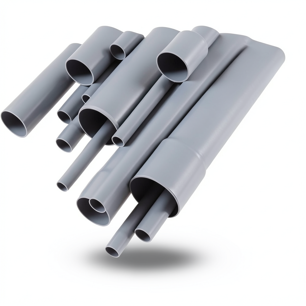 UPVC Pipes EPC 80 1 Inch Size 4.55 mm Thickness Gray Color