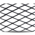 Hot Rolled Black Steel Expanded Metal Mesh Khaleeji 4.8 mm Thickness 7m Length 1.22m Width