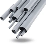 مواسير UPVC EPC 80 مقاس ¼ 1 إنش سمك 4.85 مم لون رمادي