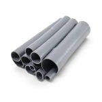 مواسير UPVC EPC 80 مقاس ½ 1 إنش سمك 5.08 مم لون رمادي