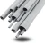 مواسير UPVC EPC 80 مقاس 2 إنش سمك 5.54 مم لون رمادي - Image 1
