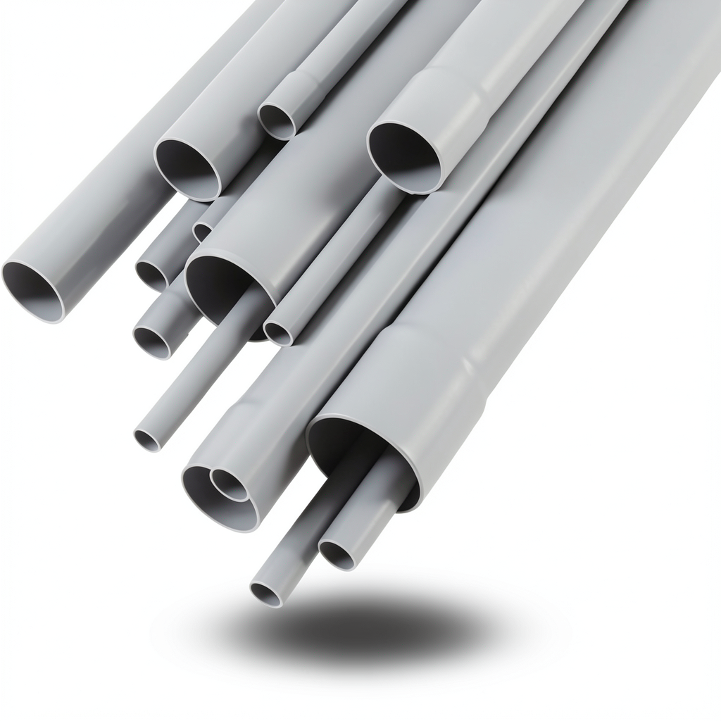 UPVC Pipes EPC 80 2 Inch Size Thickness 5.54 mm Gray