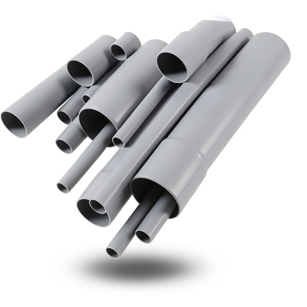 UPVC Pipes EPC 80 2 Inch Size Thickness 5.54 mm Gray