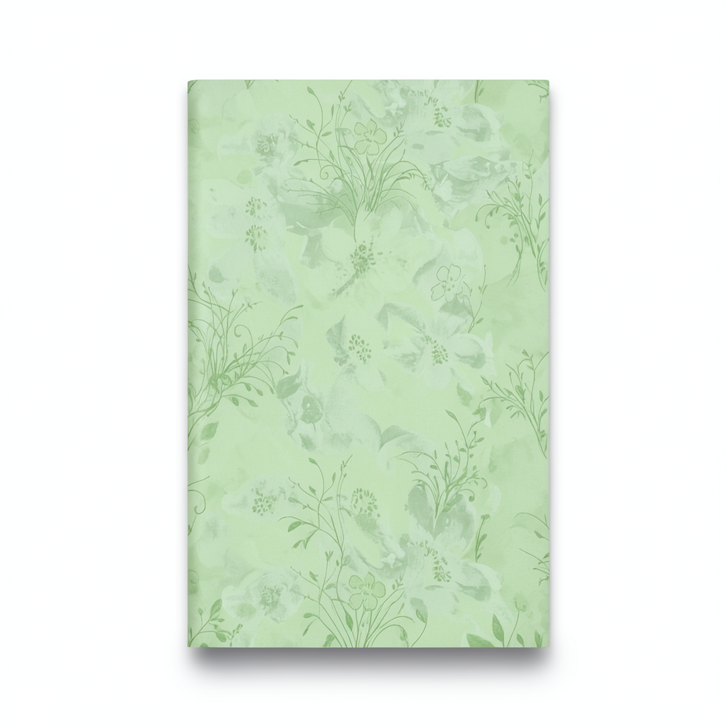 Floral Wallpaper 10m x 0.73m Green Color, Model 56950