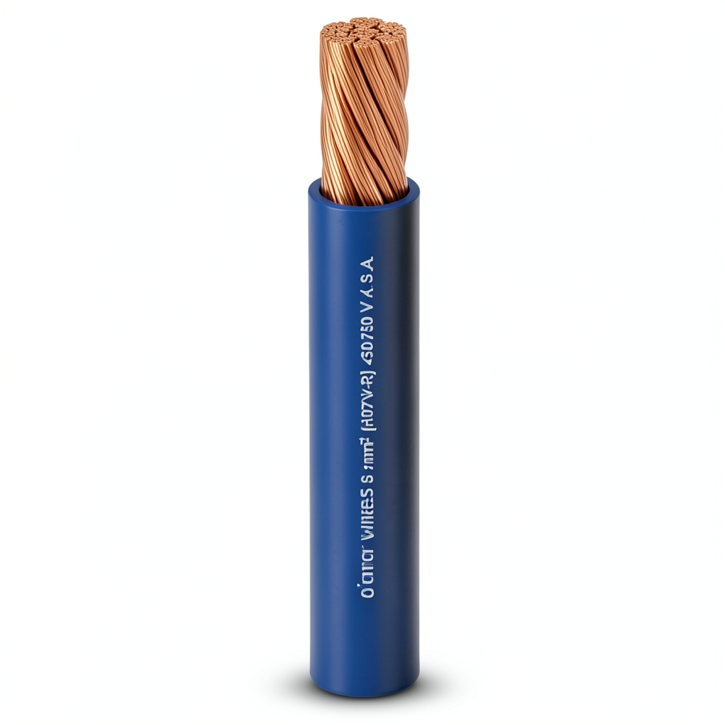 لفة سلك كهرباء مجدول نحاس عزل PVC مقاوم للحرارة، مقاس 25 mm، 450/750 فولت | شركة الفنار
