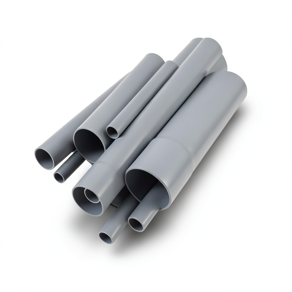 UPVC Pipes EPC 80 Size 3 Inch Thickness 7.62 mm Gray