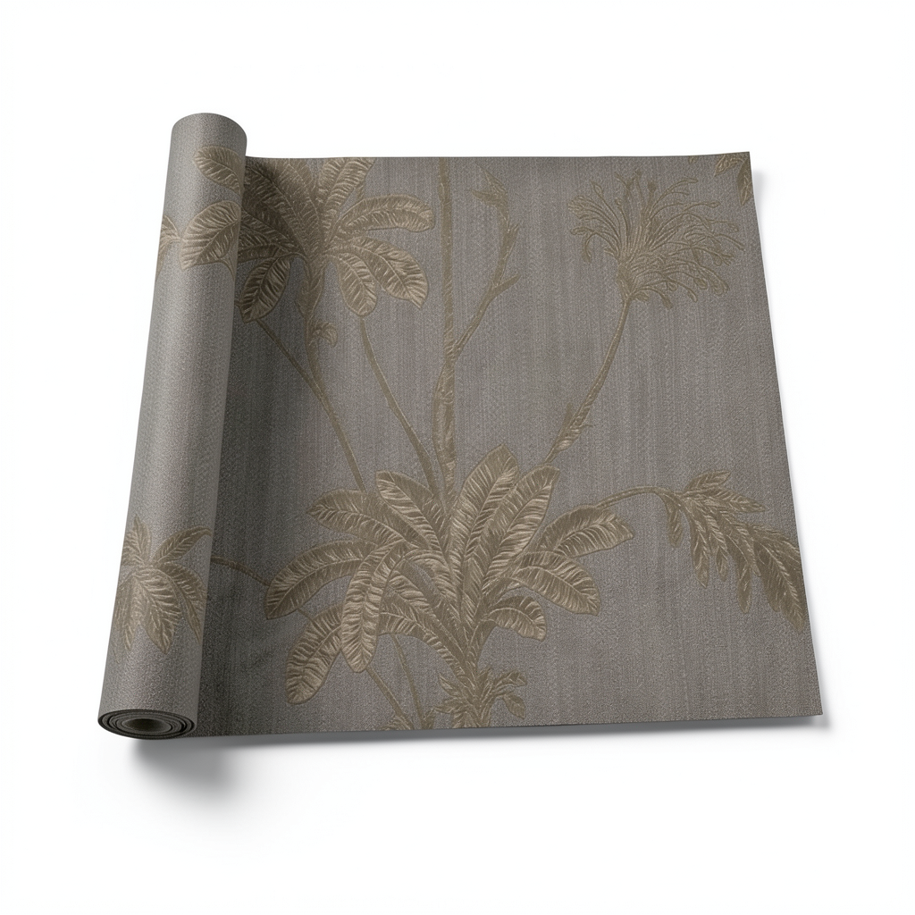 Italian Wallpaper Dark Beige 10m x 0.53m, Model 21146