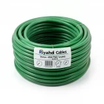 Copper Stranded Electric Wire 70mm 450/750 Volts, PVC Insulated, Green Color | Riyadh Cables