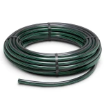 لفة أنابيب بلاستيك HDPE ضغط 4 بار PE 63، قطر خارجي 63 مم SDR 26 أسود مع خطوط خضراء