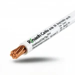 سلك مجدول 10 ملم 450/750 فولت، موصل نحاس، عزل PVC لون ابيض | كابلات الرياض