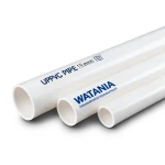 أنابيب UPVC جدول 80 مقاس ¼ 1 إنش سمك 4.9 مم وزن 0.84 كجم/م لون أبيض | بلاستيك الوطنية