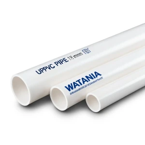 أنابيب UPVC جدول 80 مقاس ¼ 1 إنش سمك 4.9 مم وزن 0.84 كجم/م لون أبيض | بلاستيك الوطنية