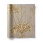 Italian Wallpaper Dark Beige 10m x 0.53m, Model 21146