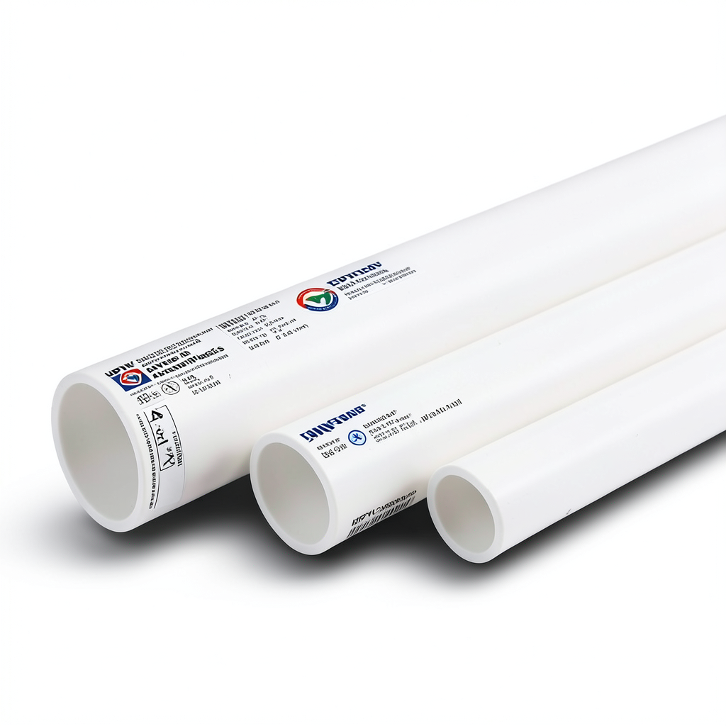 أنابيب UPVC جدول 80 مقاس 2 إنش سمك 5.5 مم وزن 1.41 كجم/م أبيض | بلاستيك الوطنية