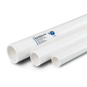 أنابيب UPVC جدول 40 مقاس 2 إنش سمك 3.9 مم وزن 1.04 كجم/م لون أبيض | بلاستيك الوطنية