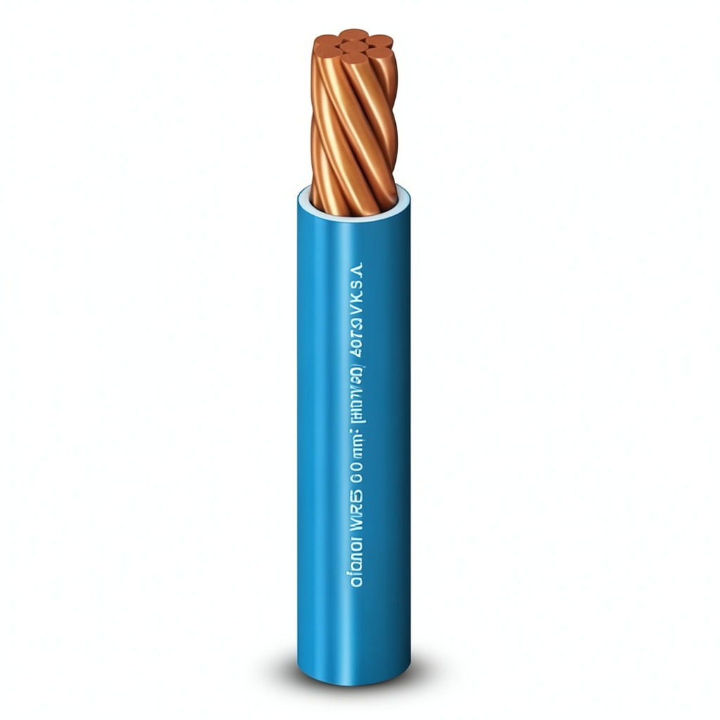 Stranded Copper Single Electric Wire 300mm, Heat Resistant PVC Insulated 450/750V | Al Fanar