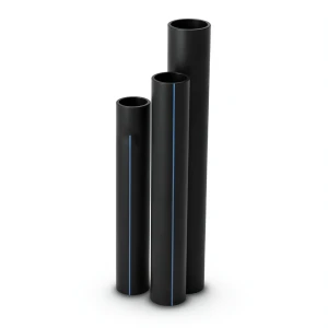 مواسير HDPE ضغط 16 بار قطر خارجي 40 مم سمك 5.5 مم لون أسود
