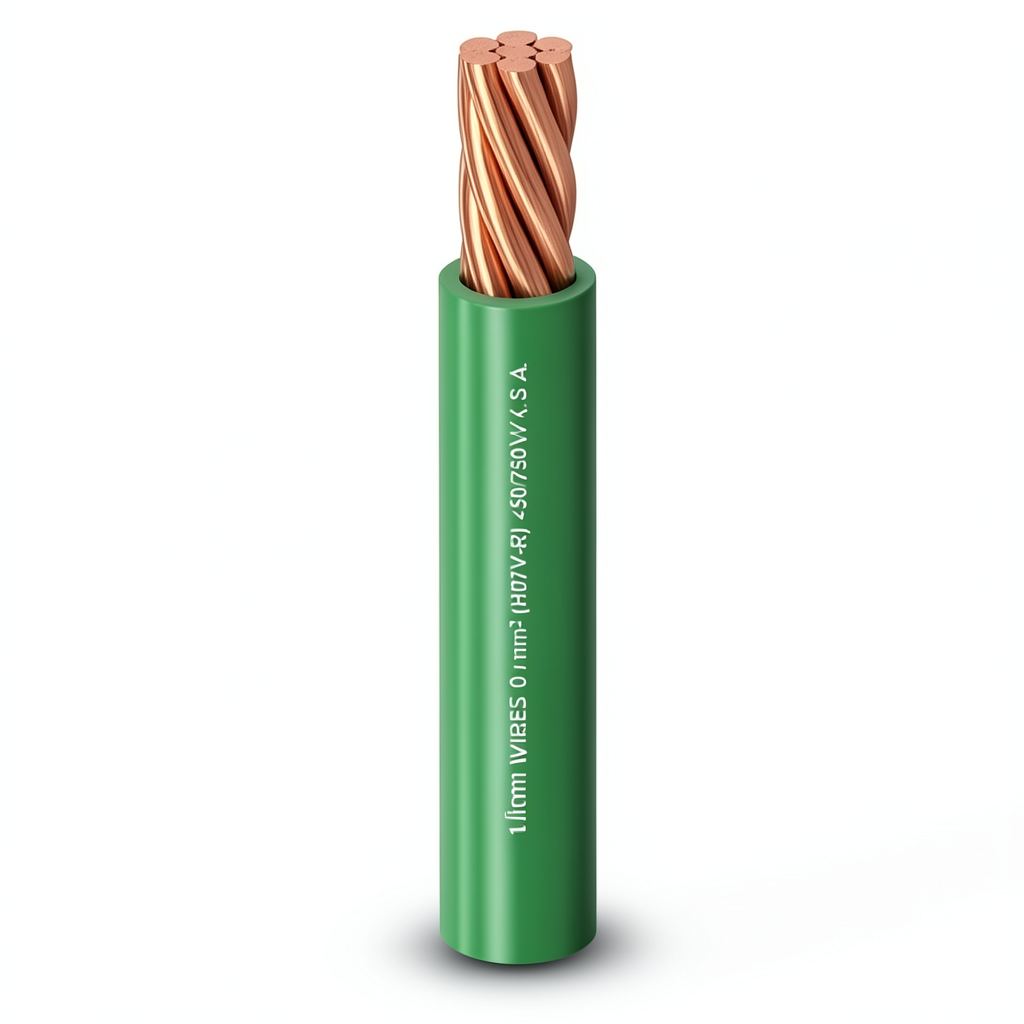 سلك مجدول نحاس عزل PVC مقاوم للحرارة 1.5mm، 450/750 فولت | شركة الفنار
