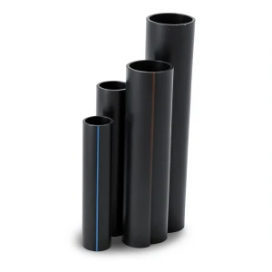 أنابيب HDPE SDR 5 قطر خارجي 160 مم سمك 32.1 مم لون أسود