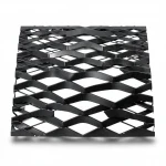 Hot Rolled (Black) Steel Expanded Metal Mesh  [Mazyoon] Thickness 4.8 mm Width 1.22 meter Length 3 meter | Bait Al Tatawor Company