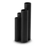 HDPE Pipes SDR 5 Outside Diameter 180 mm Thickness 36.1 mm Black