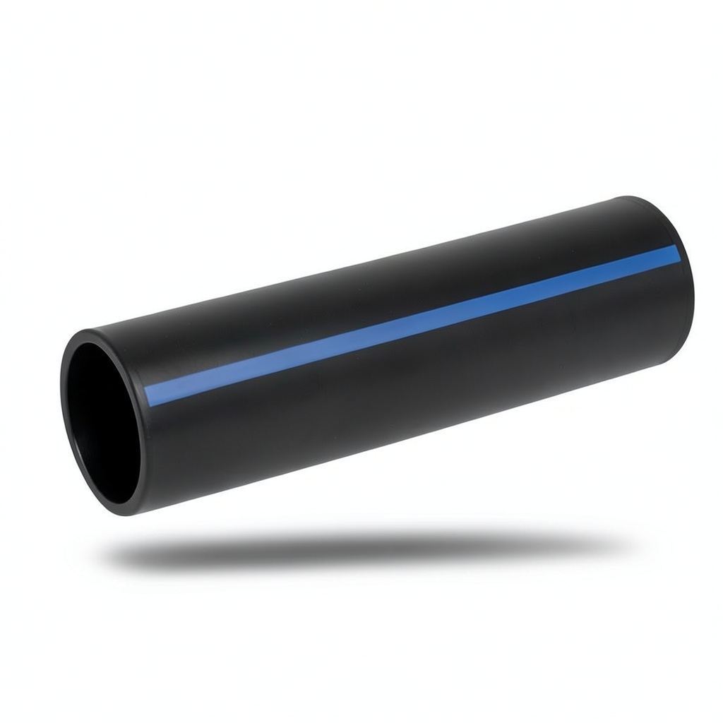 مواسير HDPE ضغط 16 بار قطر خارجي 63 مم سمك 8.6 مم لون أسود