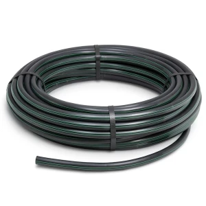 لفة أنابيب HDPE ضغط 15.9 بار PE 63 قطر 20 مم SDR 7.4 أسود