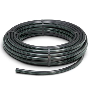 HDPE Polyethylene Plastic Coil Pipe 15.9 Bar Pressure, 40 mm Outer Diameter, SDR 7.4, Black