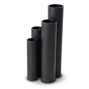 أنابيب HDPE نسبة الأبعاد القياسية 5 قطر خارجي 140 مم سمك 28.1 مم لون أسود