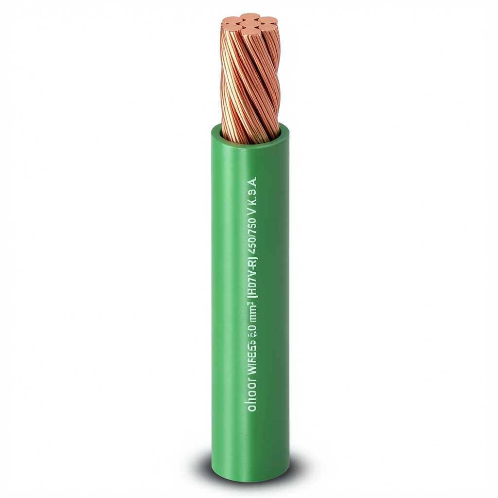 سلك كهرباء مجدول نحاس عزل PVC مقاوم للحرارة، مقاس 2.5 mm، 450/750 V | شركة الفنار