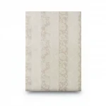 Italian striped wallpaper, size 10 m x 1.06 m, beige color, model 5439 