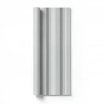 Striped wallpaper, gray color, length 10 m, width 1.06 m, model 5447  