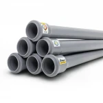 UPVC Pipes [Sappco]  PN 4 Bar Size 200 mm Thickness 4 mm Gray Color