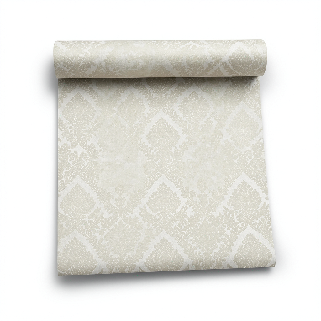 Wall Decoration Patterned Design 10 m x 0.53 m Beige, Model 24492